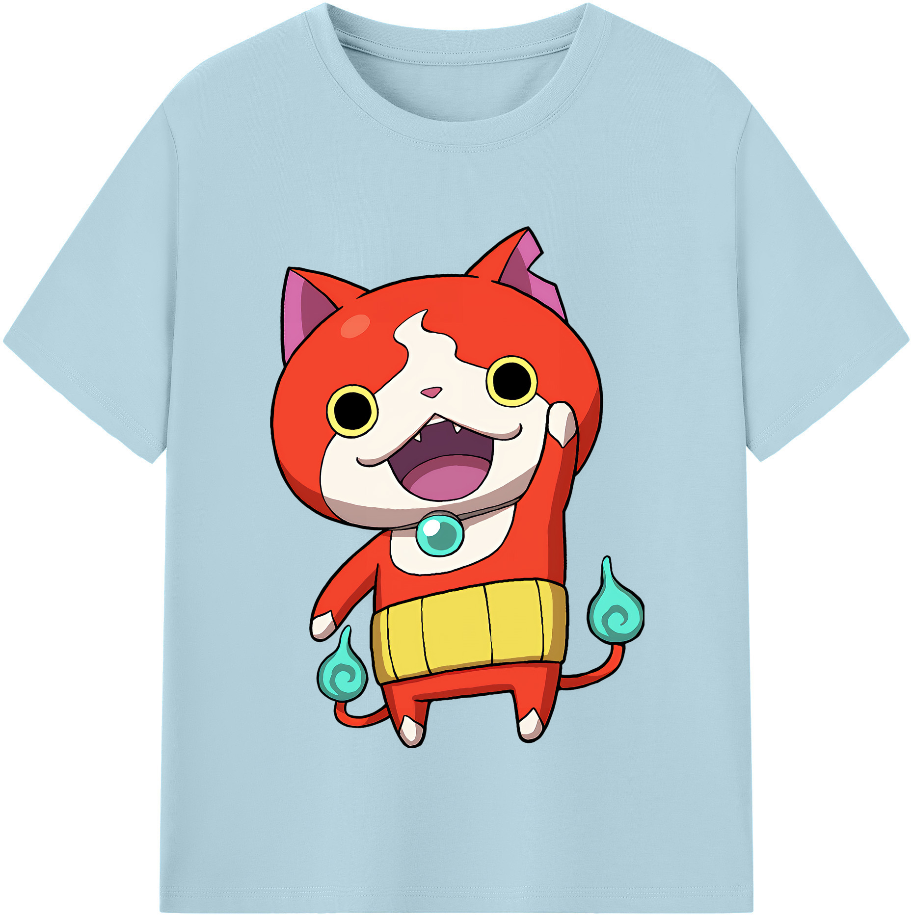 （画像用） 妖怪ウォッチ Yo-kai Watch 綿100％半袖Tシャツ（フロントプリント）